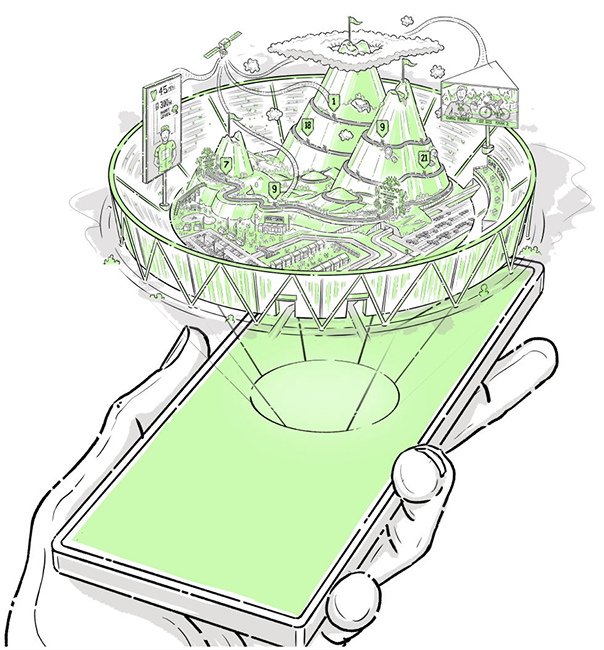 Digital stadium in your hand